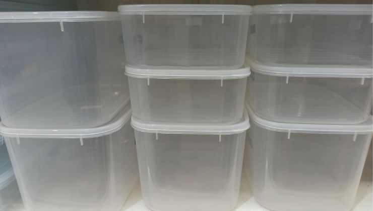 sette oggetti da non conservare nei contenitori di plastica