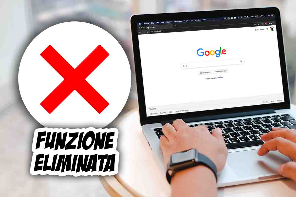 Google funzione cancellata